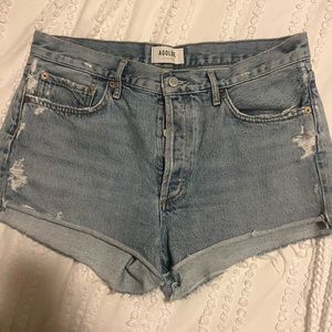 Agolde denim shorts